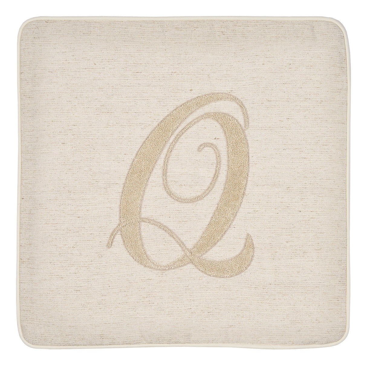 Fodera Cuscino Alfabeto Vingi 45x45 Gobelin Lettere Decorative Senza Imbottitura