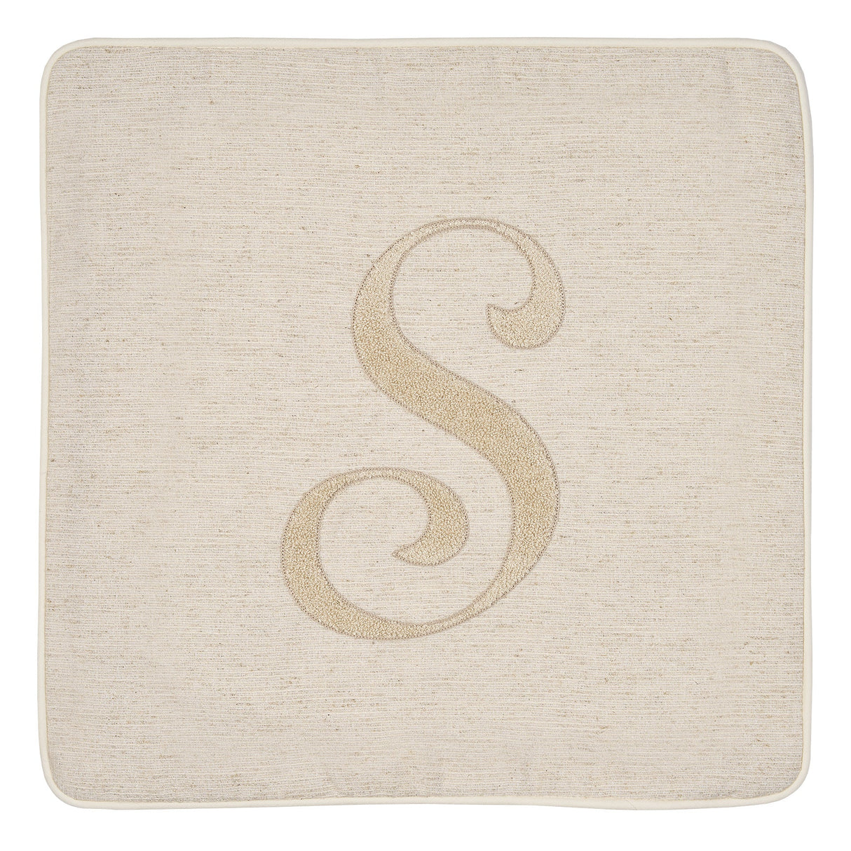 Fodera Cuscino Alfabeto Vingi 45x45 Gobelin Lettere Decorative Senza Imbottitura
