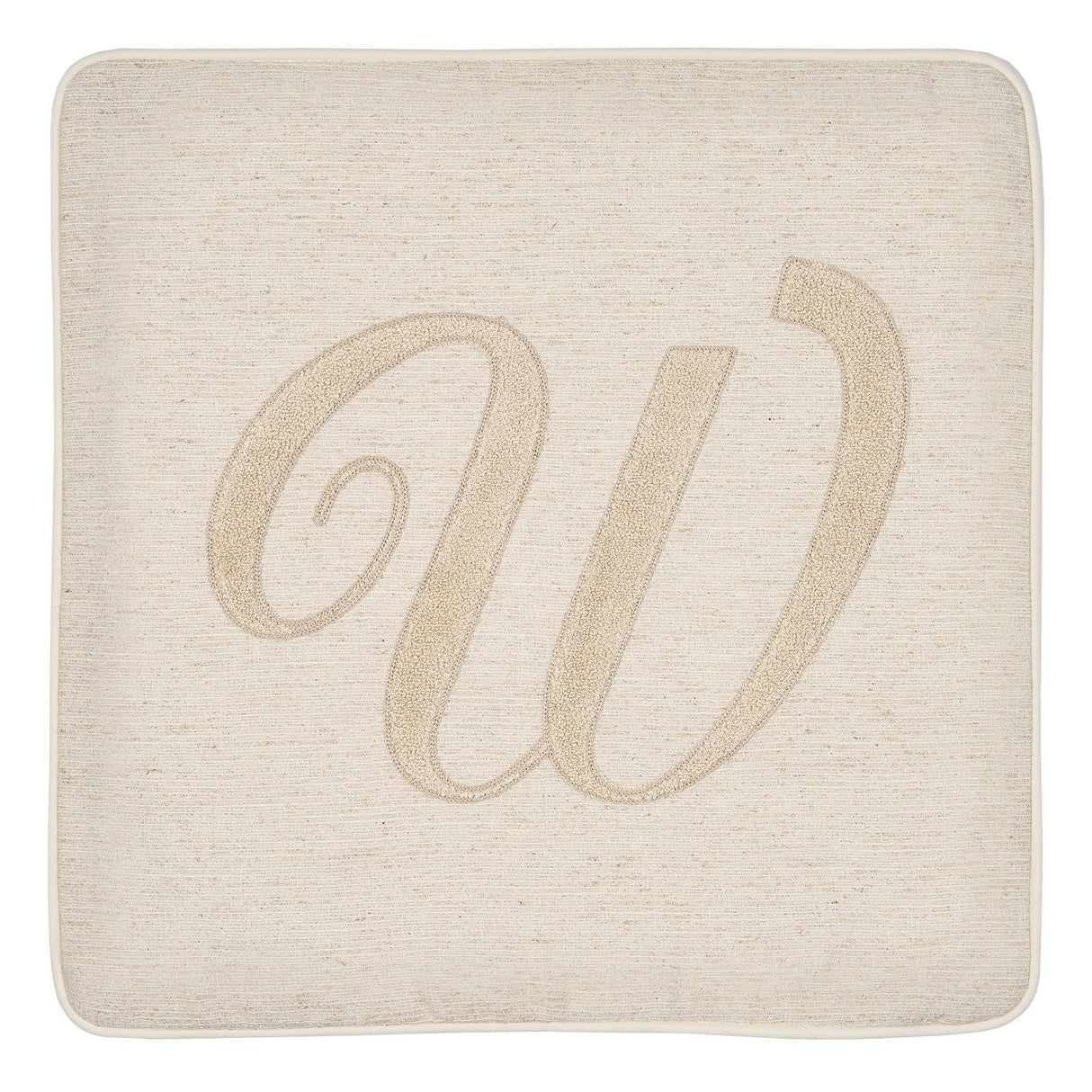 Fodera Cuscino Alfabeto Vingi 45x45 Gobelin Lettere Decorative Senza Imbottitura