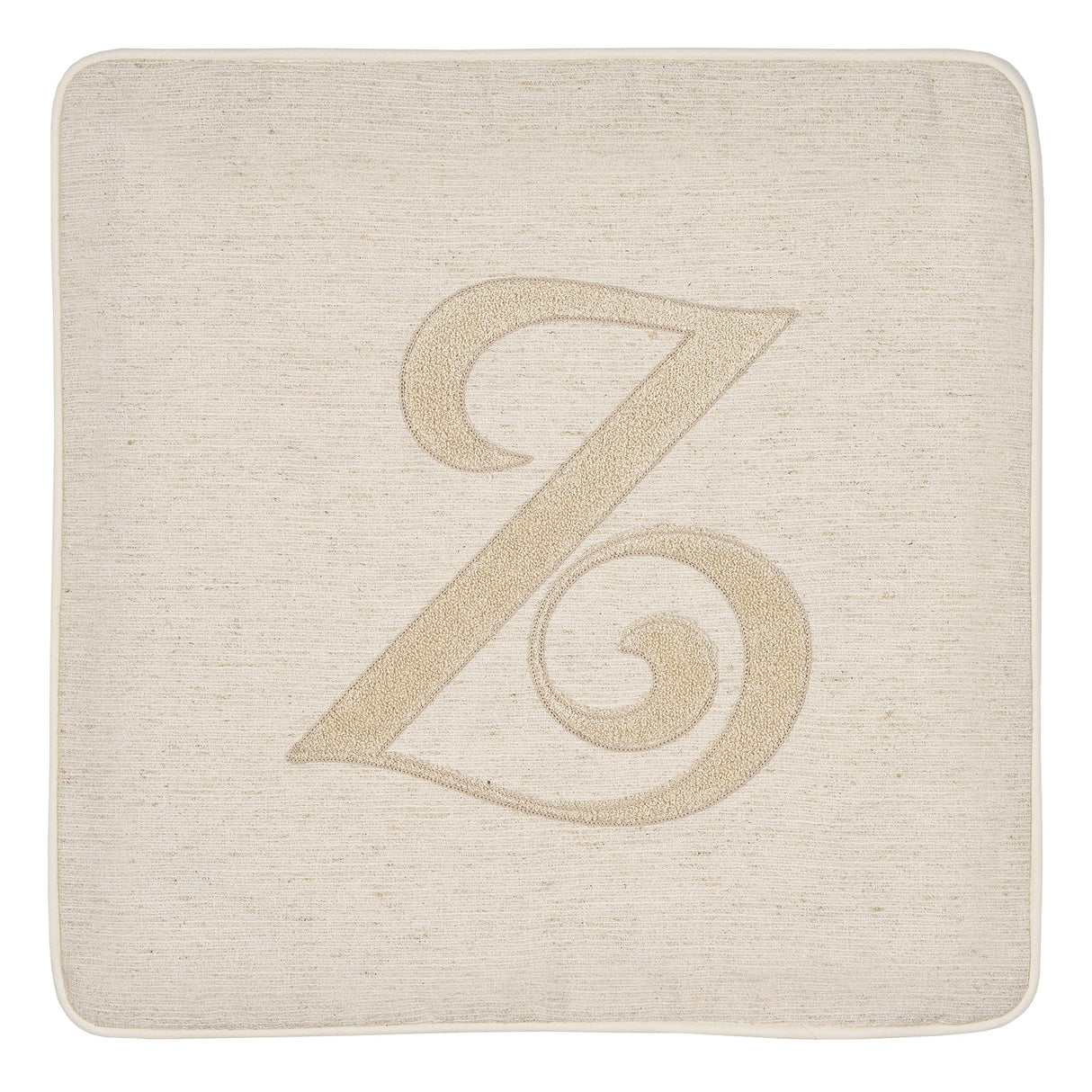 Fodera Cuscino Alfabeto Vingi 45x45 Gobelin Lettere Decorative Senza Imbottitura
