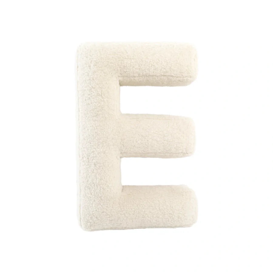 Cuscino Bouclé Lettere tessuto teddy - Vingi