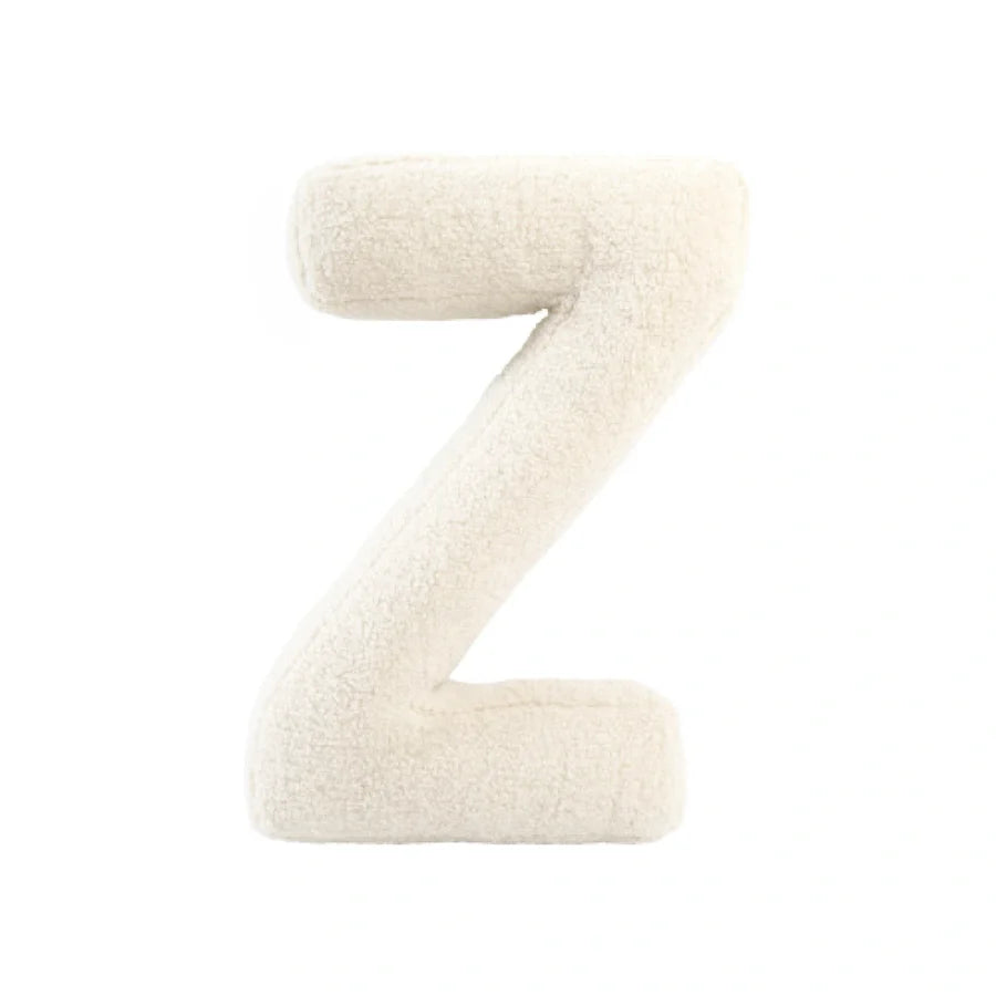 Cuscino Bouclé Lettere tessuto teddy - Vingi