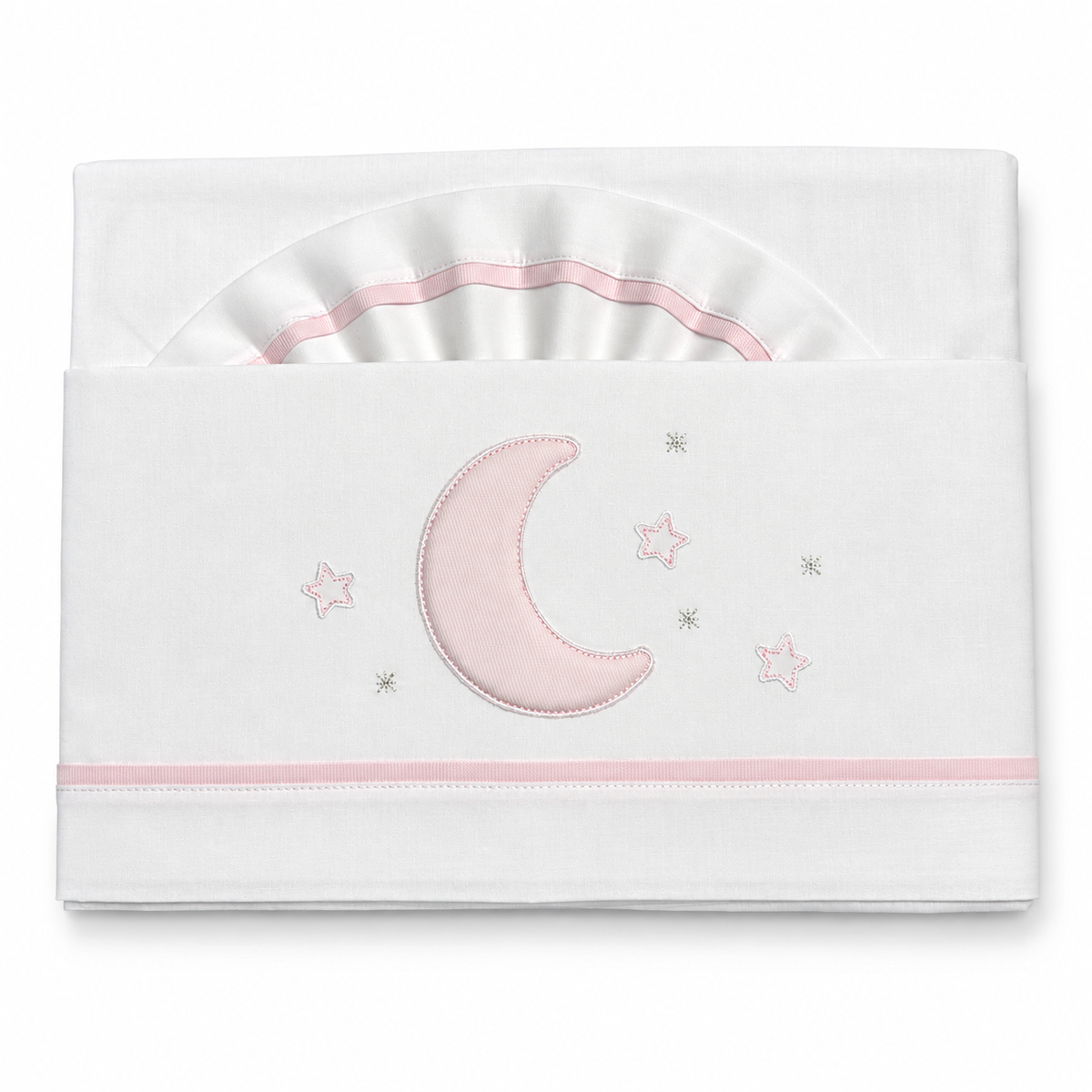 Completo Lenzuola Lettino 3pz Cavalluccio a Dondolo 100% Cotone ART. 6030 - Dolci Sogni