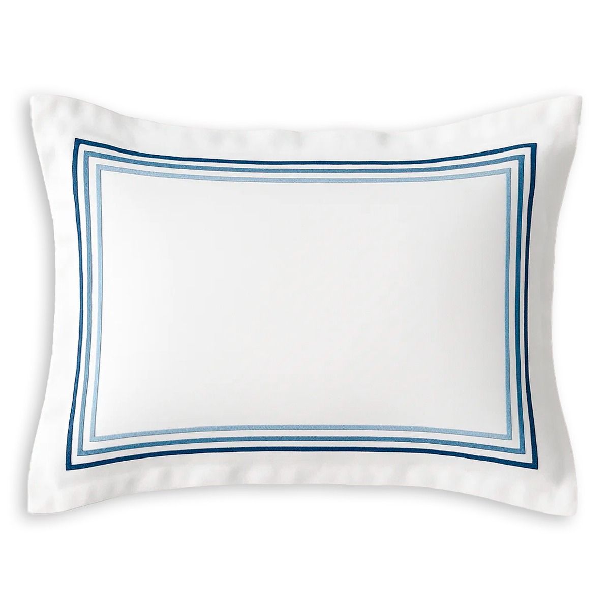 Set da 2 Federe Per Guanciali Sissi In Raso Di Cotone Con 4 Volani by Maestri Cotonieri Home