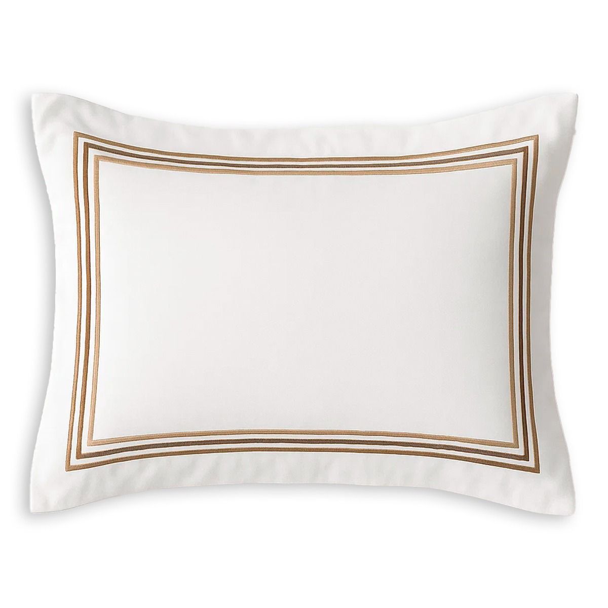 Set da 2 Federe Per Guanciali Sissi In Raso Di Cotone Con 4 Volani by Maestri Cotonieri Home