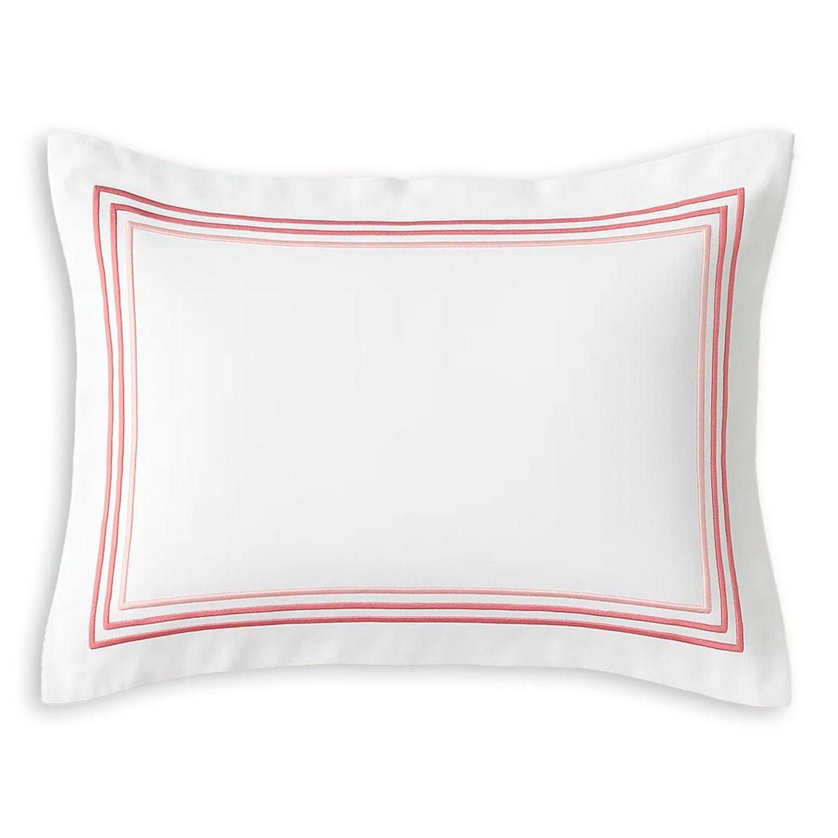 Set da 2 Federe Per Guanciali Sissi In Raso Di Cotone Con 4 Volani by Maestri Cotonieri Home