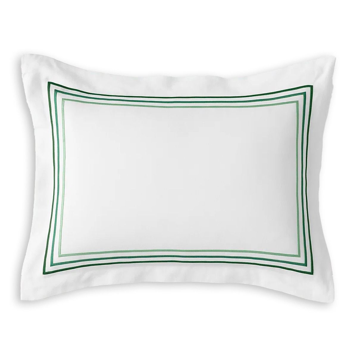 Set da 2 Federe Per Guanciali Sissi In Raso Di Cotone Con 4 Volani by Maestri Cotonieri Home