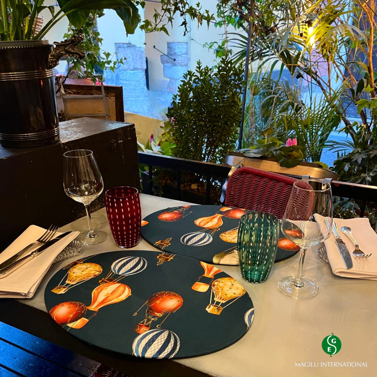 Foderina per Sottopiatto Ovale FANTASIA By Magilù