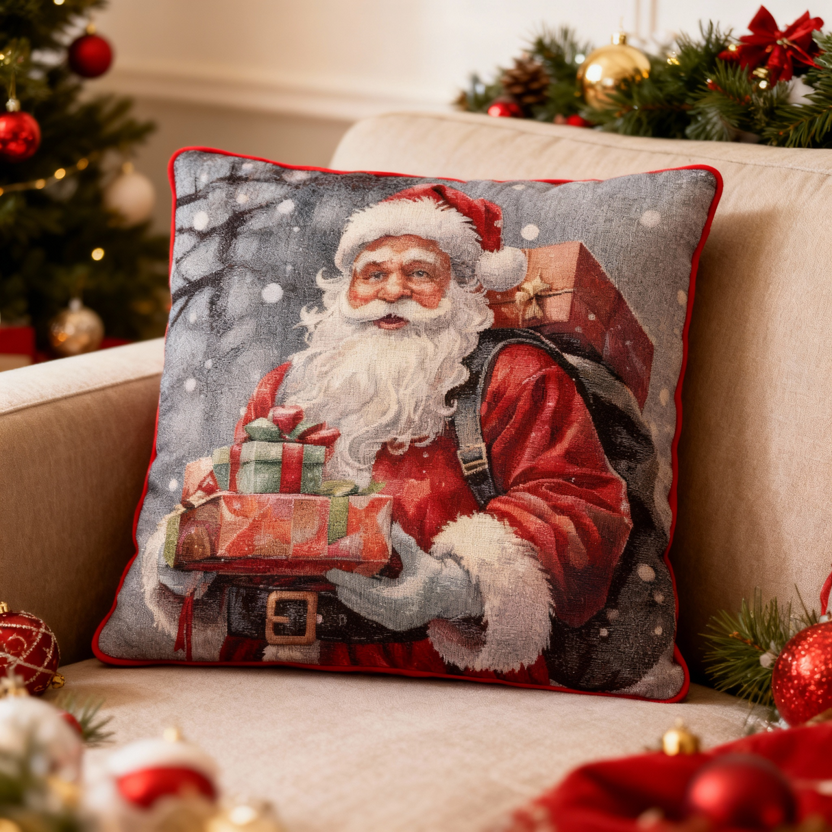 Cuscino Merry Christmas dis.005n - Karì