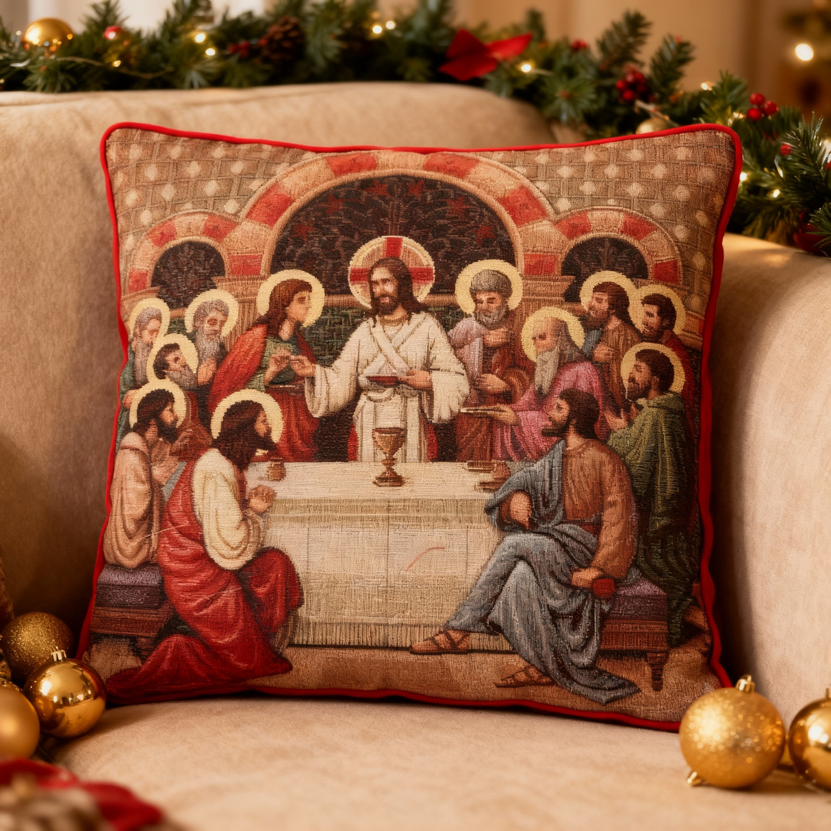 Cuscino ULTIMA CENA dis.9 - Karì