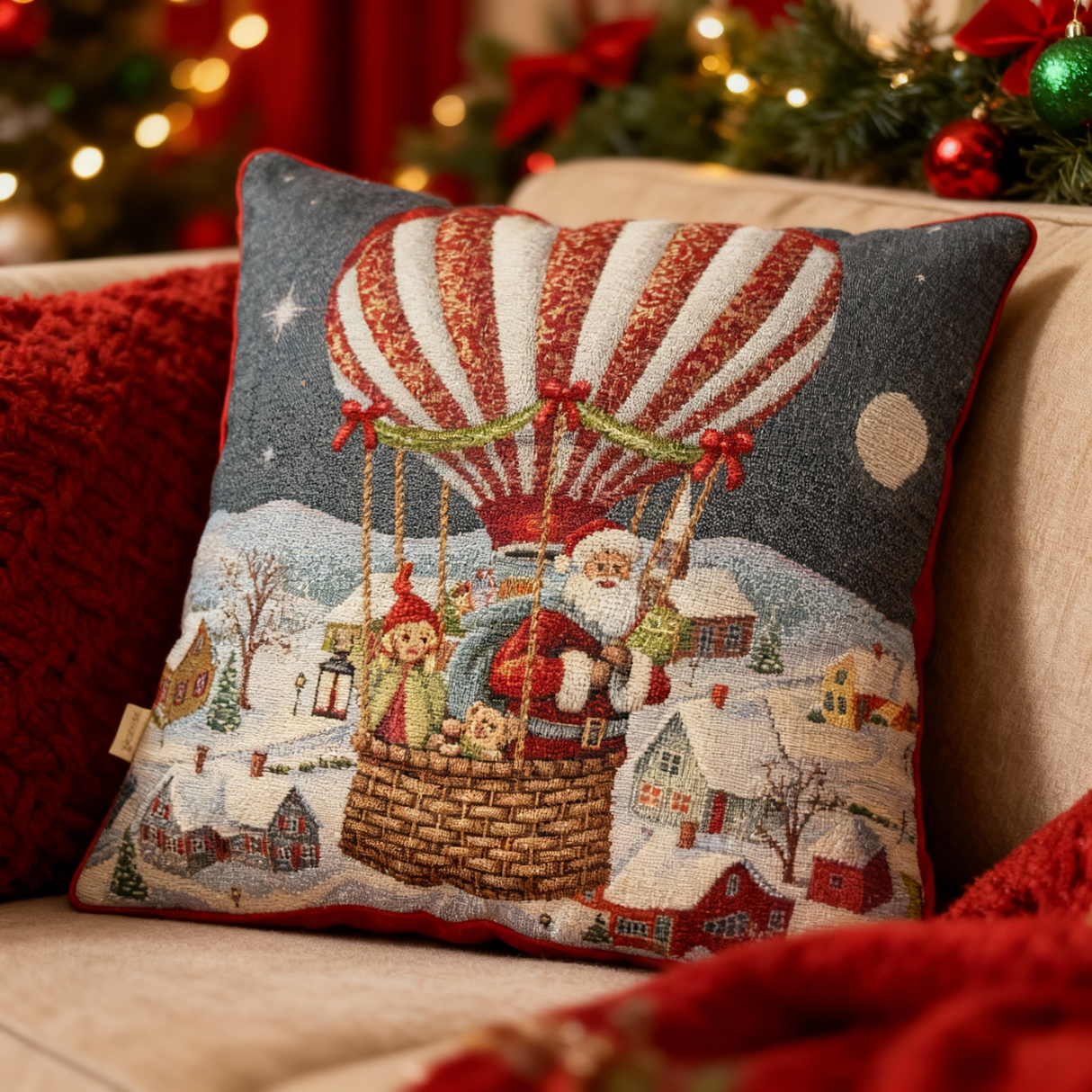 Cuscino Arredo MONGOLFIERA dis.59 - Karì