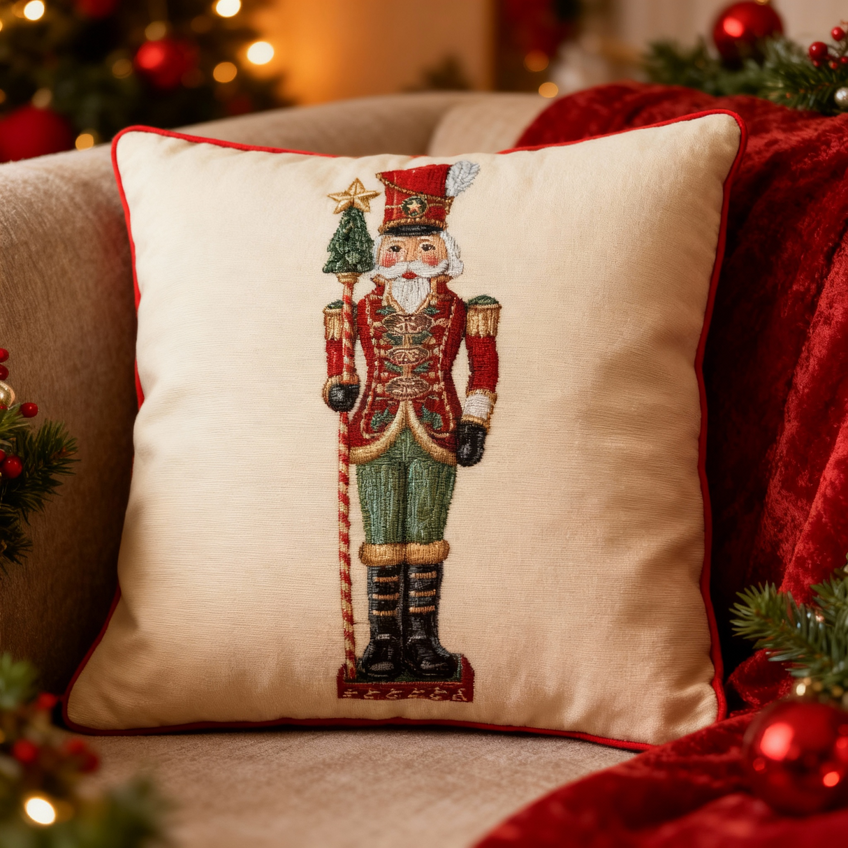 Cuscino Arredo SCHIACCIANOCI dis.56 - Karì