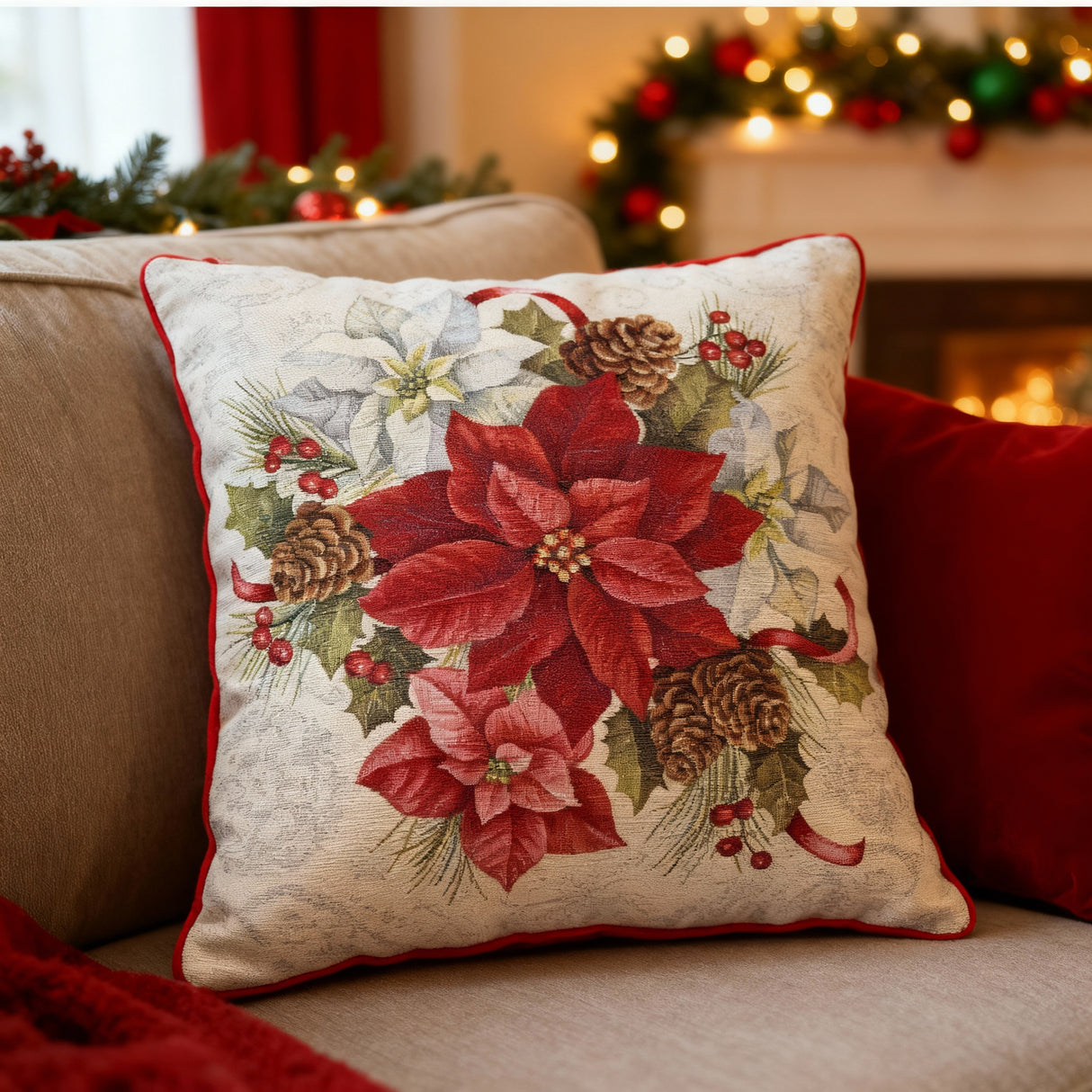 Cuscino Arredo STELLA DI NATALE dis.15 - Karì