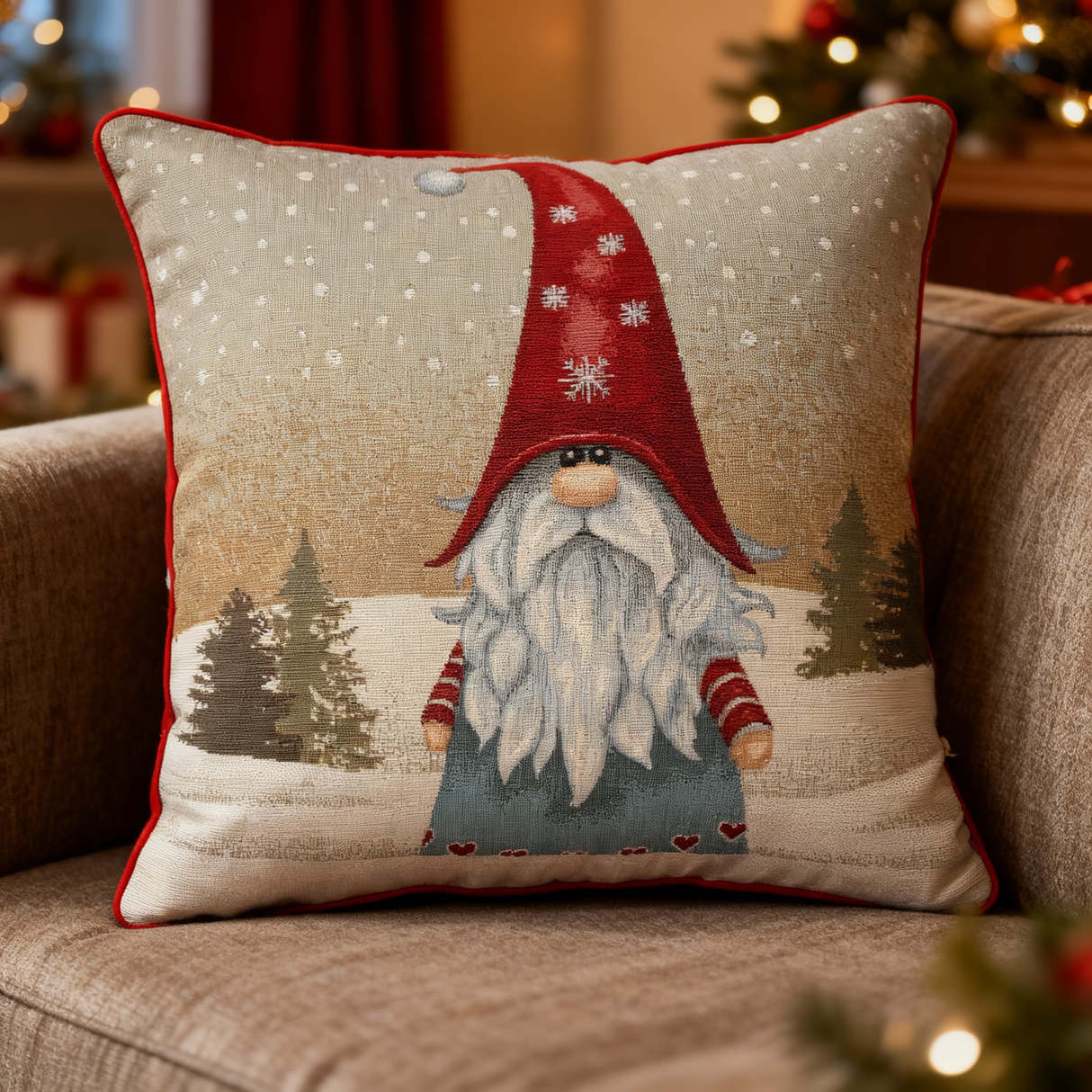 Cuscino Arredo GNOMO CUORI dis.9 - Karì