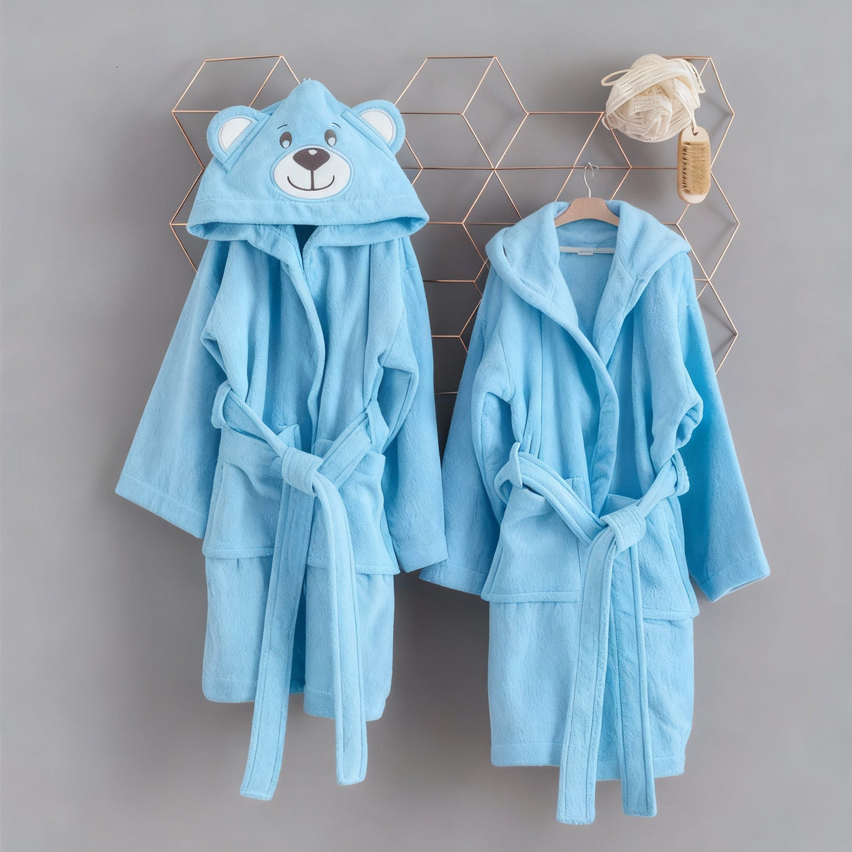 Accappatoio baby Animal Orsetto da 1 a 8 anni by Linea Oro