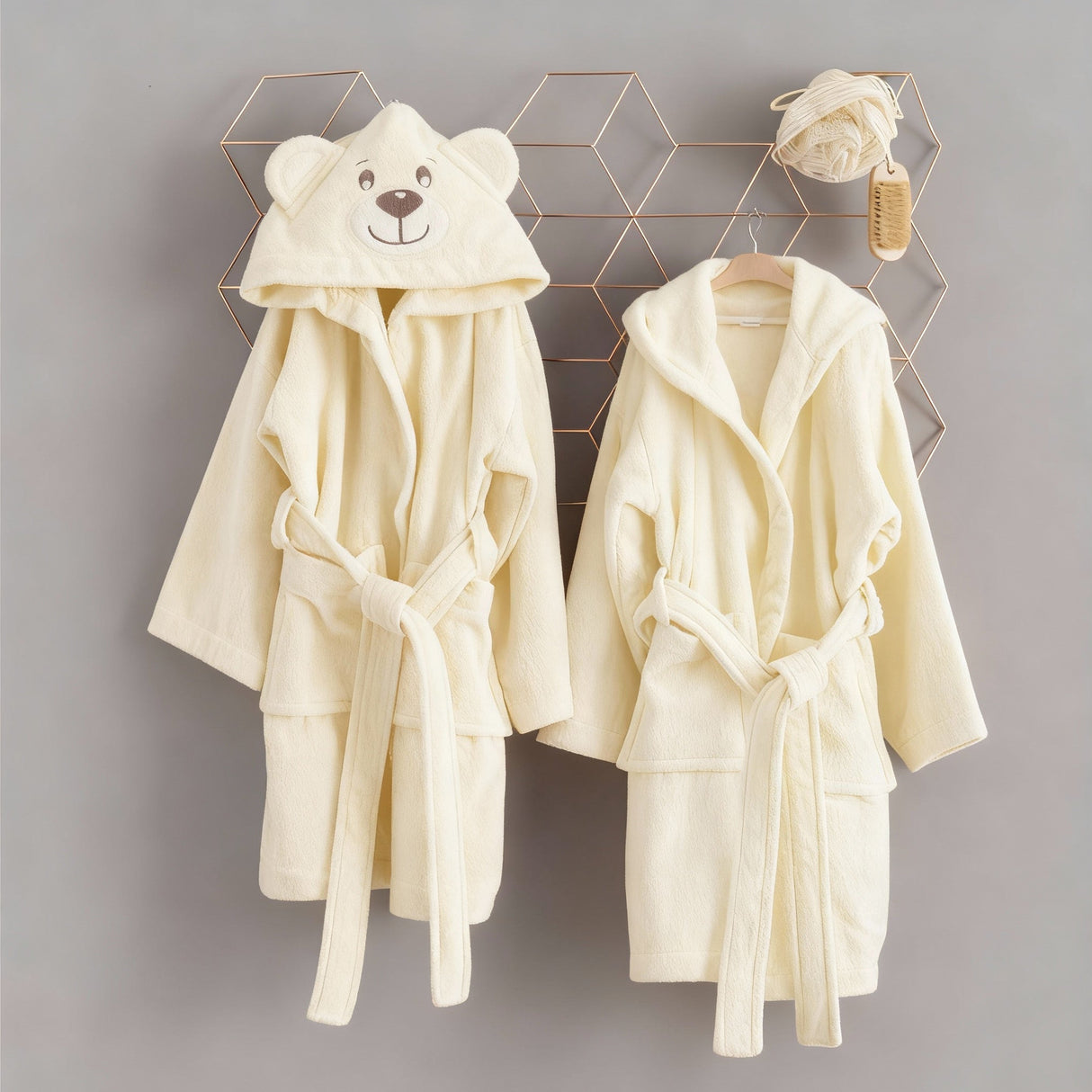 Accappatoio baby Animal Orsetto da 1 a 8 anni by Linea Oro