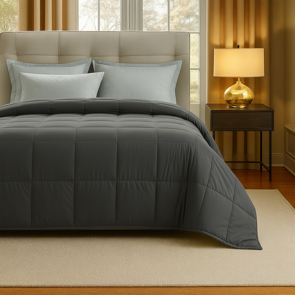 Trapunta Matrimoniale in Velluto Cortina 9 Colori -Botticelli