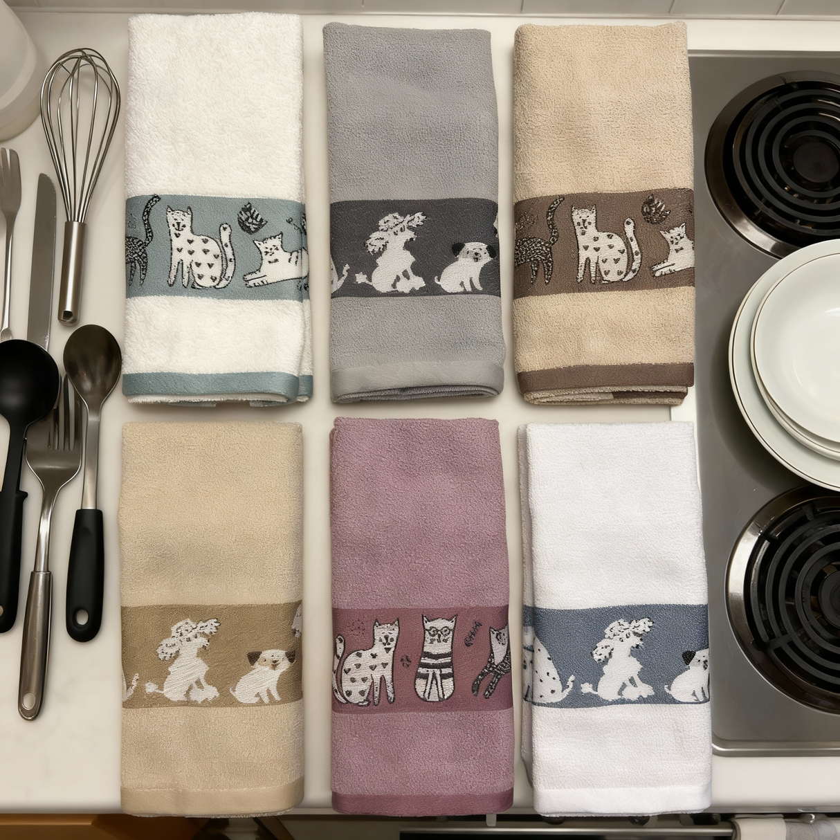 Set 6 Strofinacci FRIENDS - Vingi