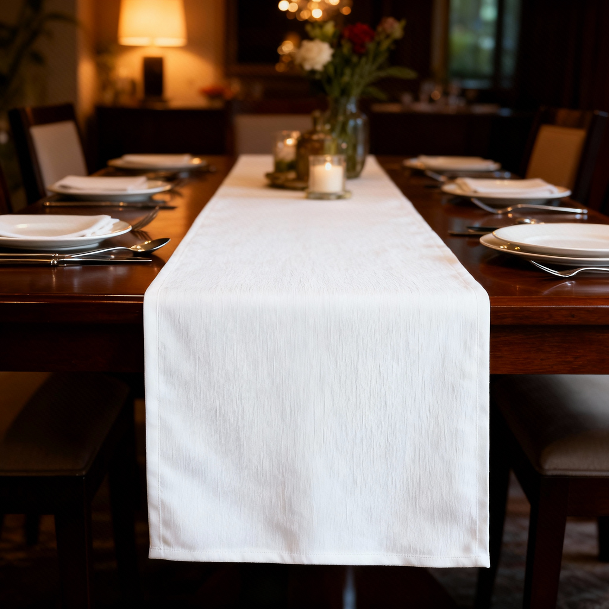 Runner FIAMMATO in tessuto antimacchia no stiro – Magilù