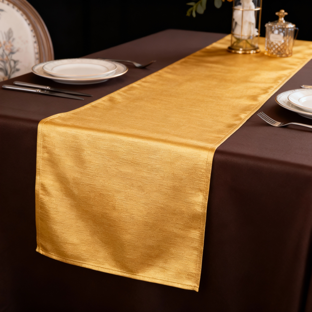 Runner FIAMMATO in tessuto antimacchia no stiro – Magilù