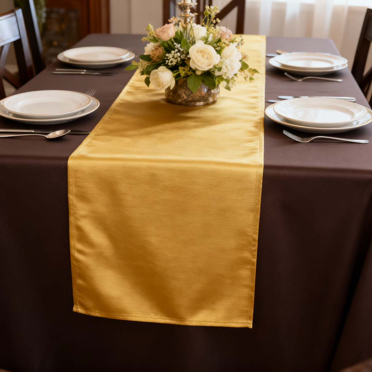 Runner FIAMMATO in tessuto antimacchia no stiro – Magilù