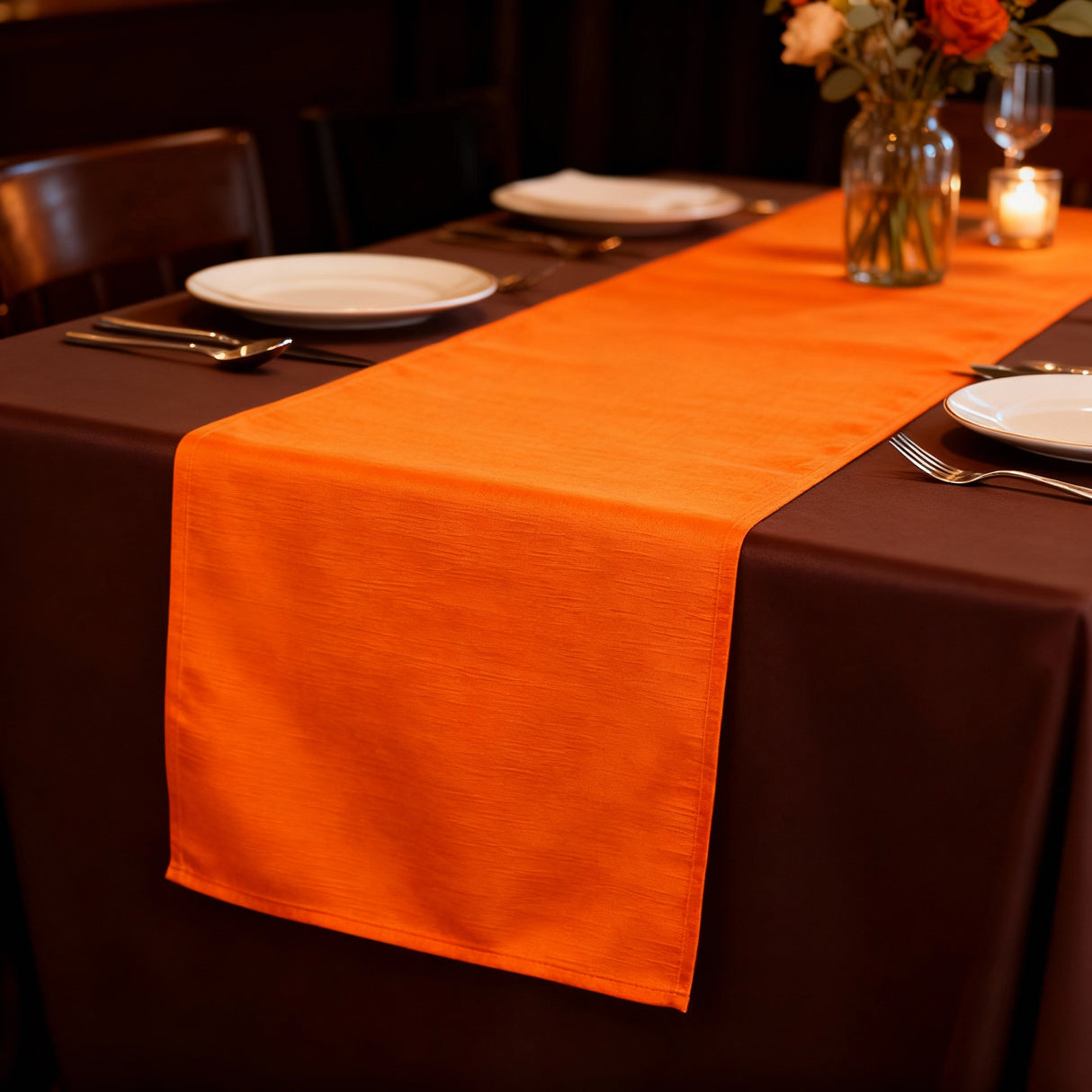 Runner FIAMMATO in tessuto antimacchia no stiro – Magilù