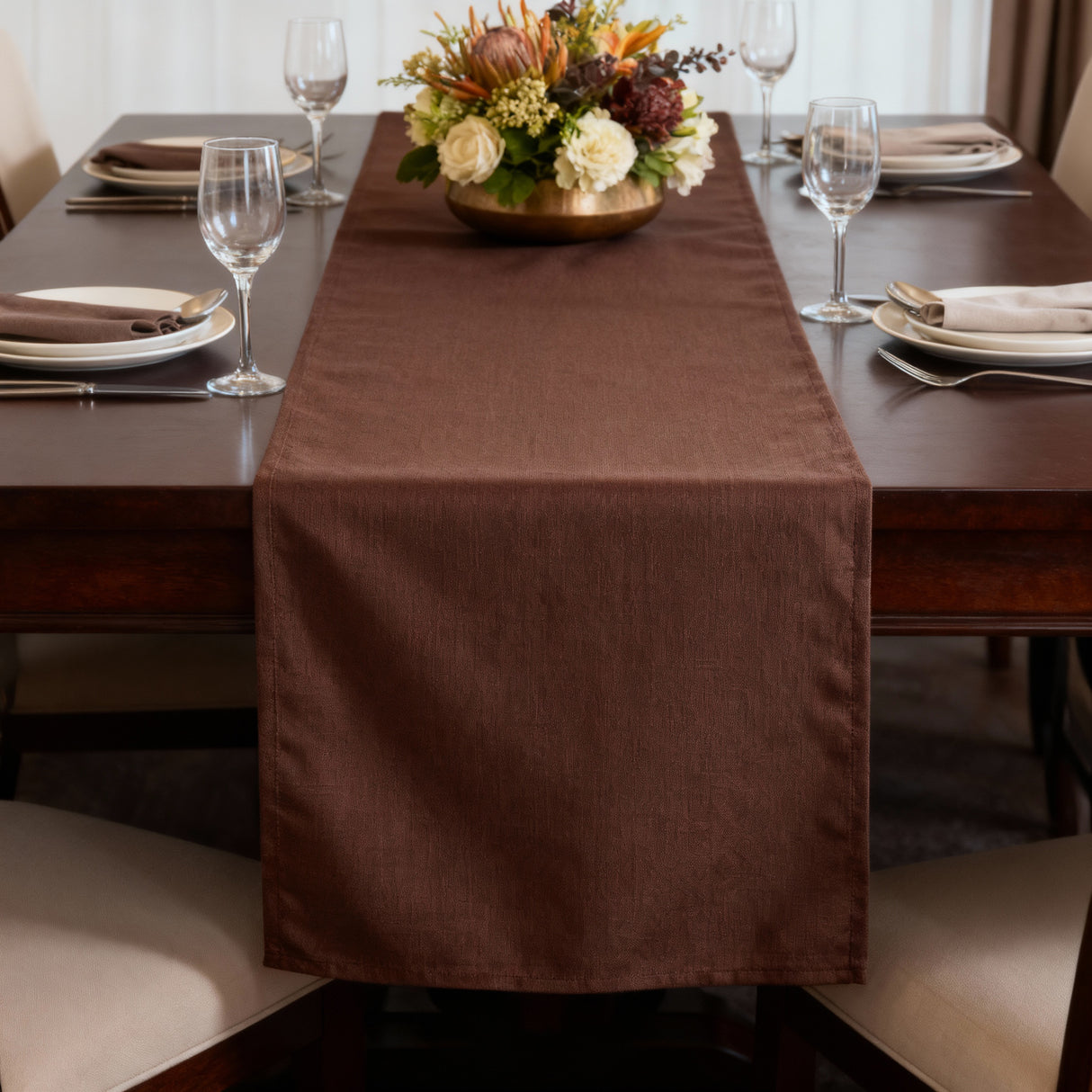 Runner FIAMMATO in tessuto antimacchia no stiro – Magilù