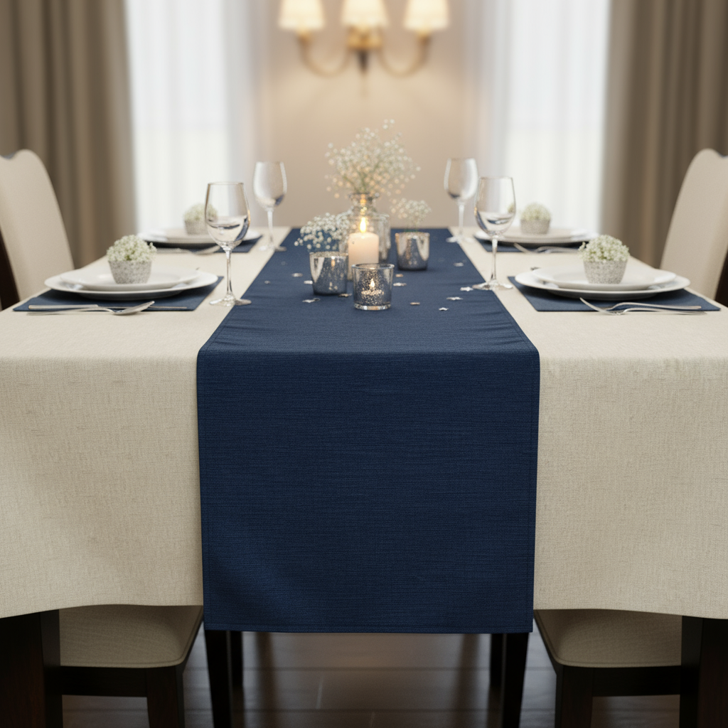 Runner FIAMMATO in tessuto antimacchia no stiro – Magilù