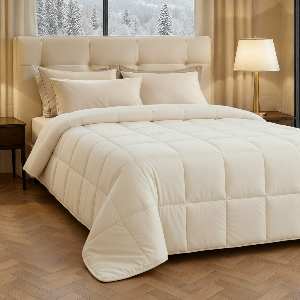 Trapunta in velluto Nuvola by Antica Tessitura – Morbida, elegante e calda – Singola, 1 piazza e mezza, Matrimoniale