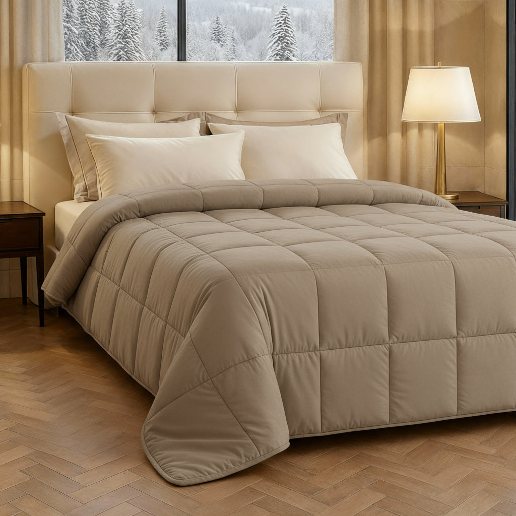 Trapunta in velluto Nuvola by Antica Tessitura – Morbida, elegante e calda – Singola, 1 piazza e mezza, Matrimoniale