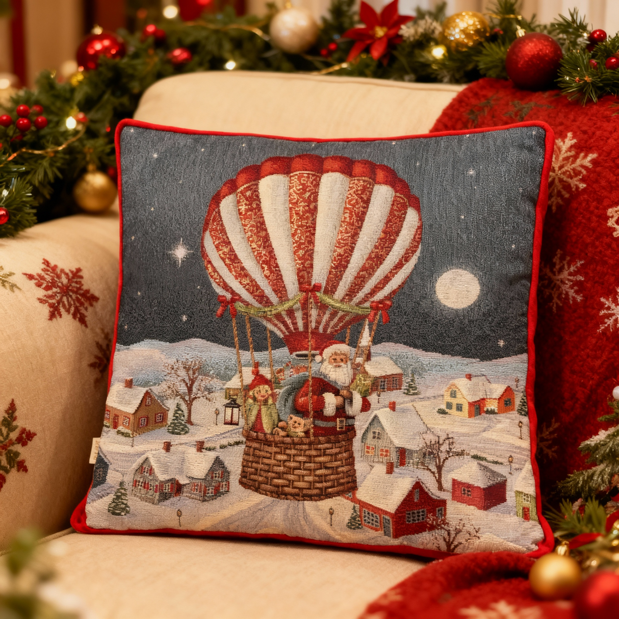 Cuscino Notte di Vigilia dis.dip - Karì