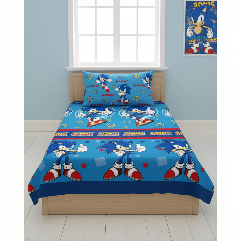 Completo Lenzuola SONIC the hedgehog singolo