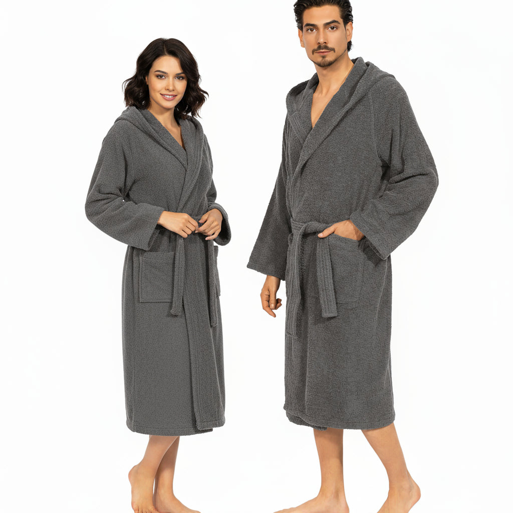 Accappatoio Botticelli Basic spugna 100% cotone 450 gsm tinta unita – taglie calibrate 3XL-4XL-5XL-6XL-7XL-8XL