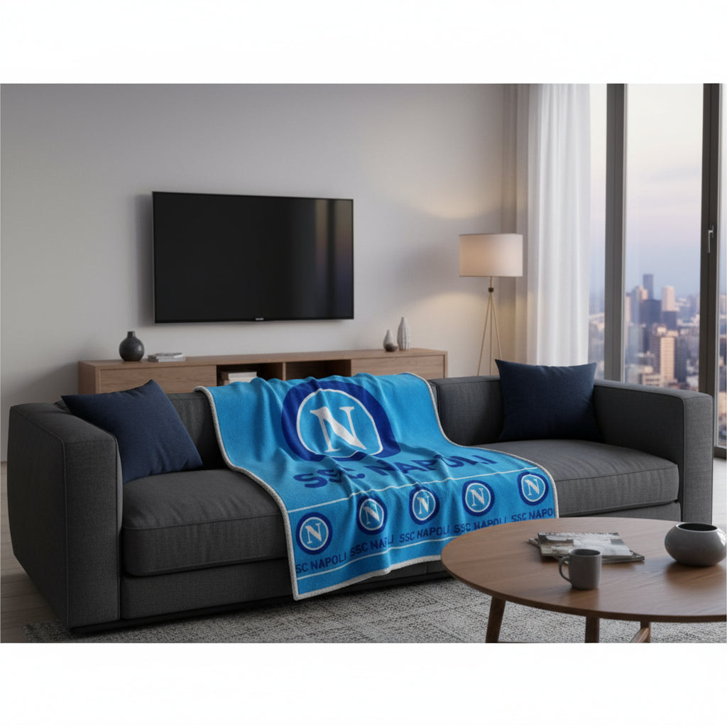 Plaid Agnellato Ufficiale SSC Napoli – 130x150 cm