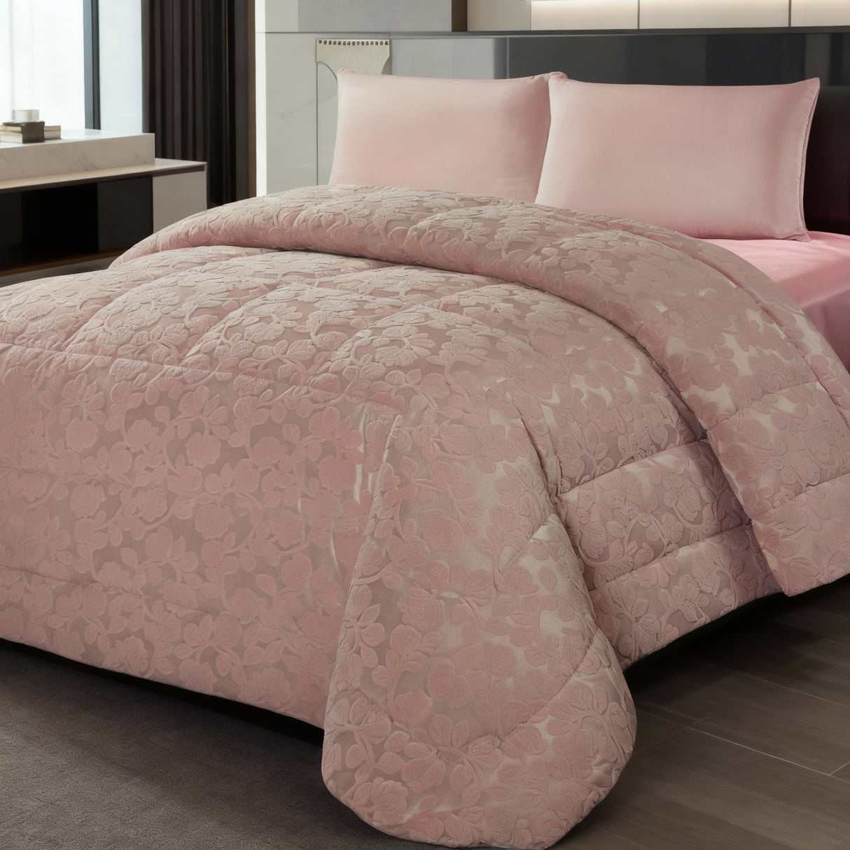 Trapunta Piumone JANE in Velluto Jacquard – il Filo