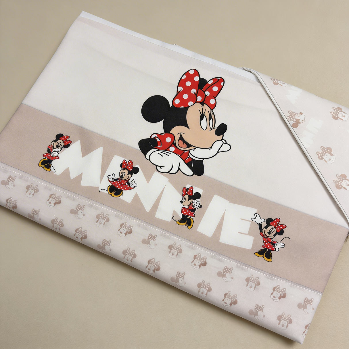 Completo lenzuola 3 pezzi culla/carrozzina minnie 100% cotone - Disney Baby