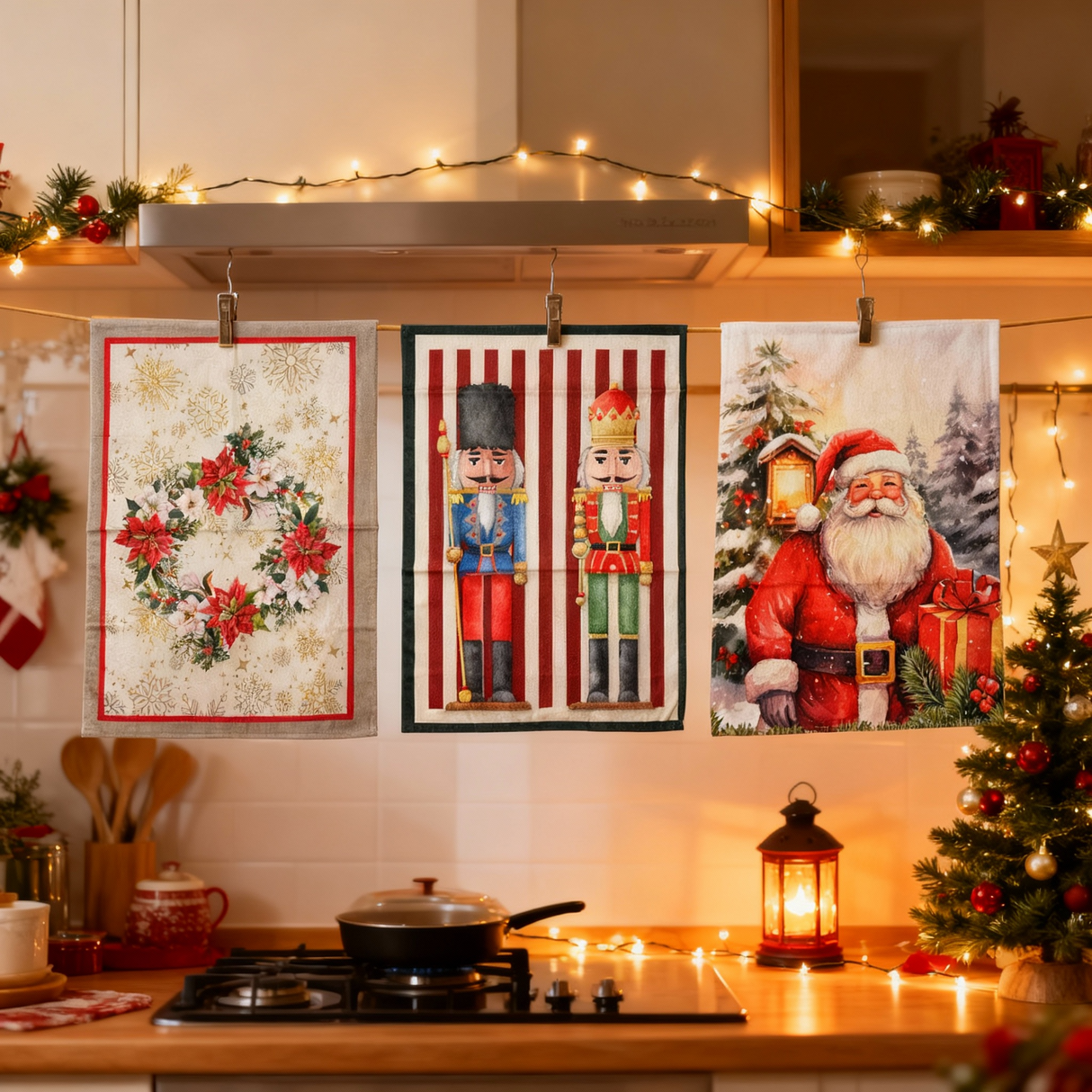 Set 3 strofinacci Christmas 2 - Karì