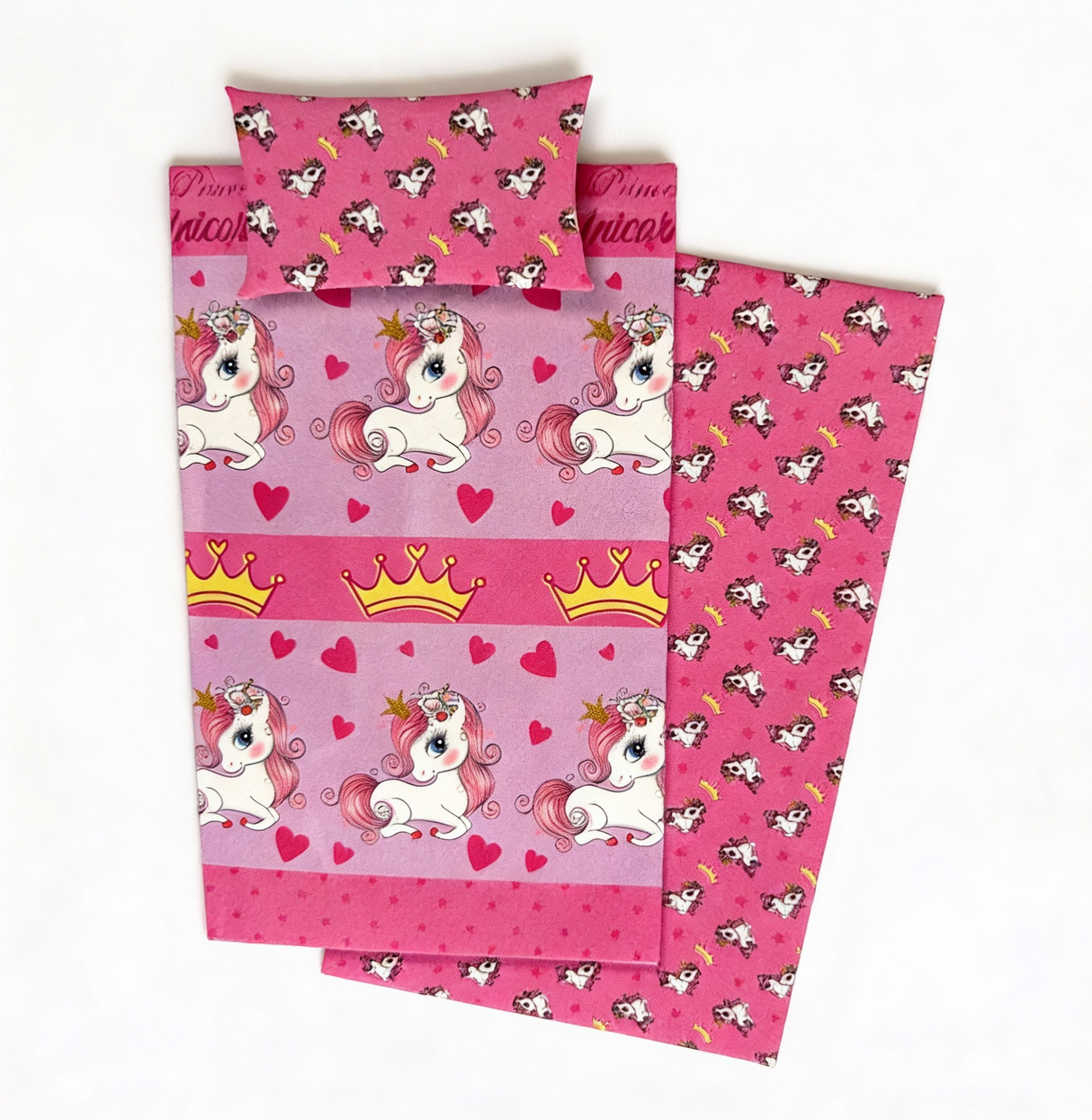 Completo lenzuola Rainbow Unicorn singolo