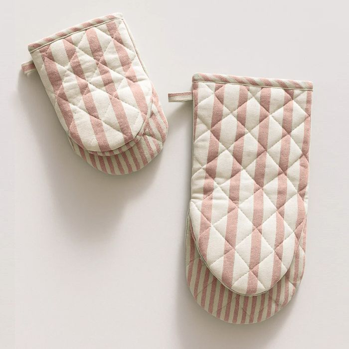 Set 2 Guanti da Forno Portofino Maestri Cotonieri Home in Cotone Rigato