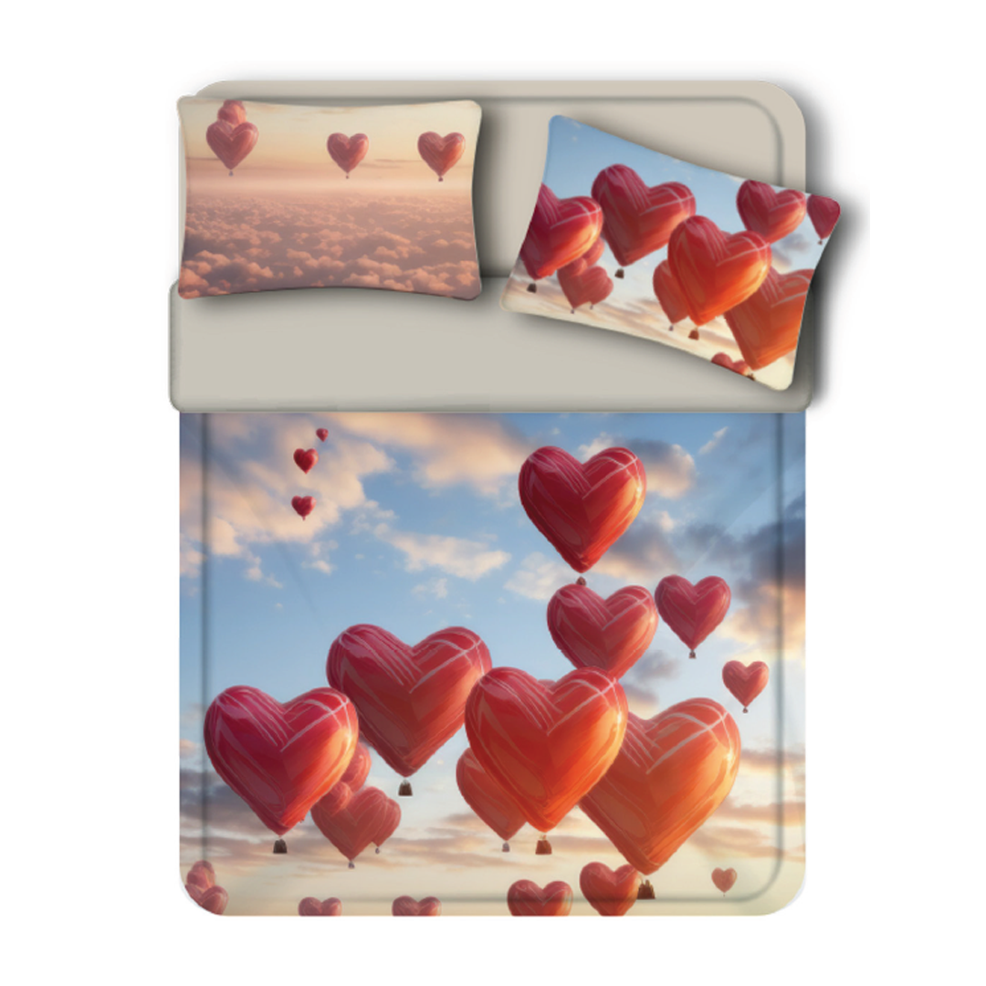 Completo Lenzuola Copriletto HELLON by Biancaluna