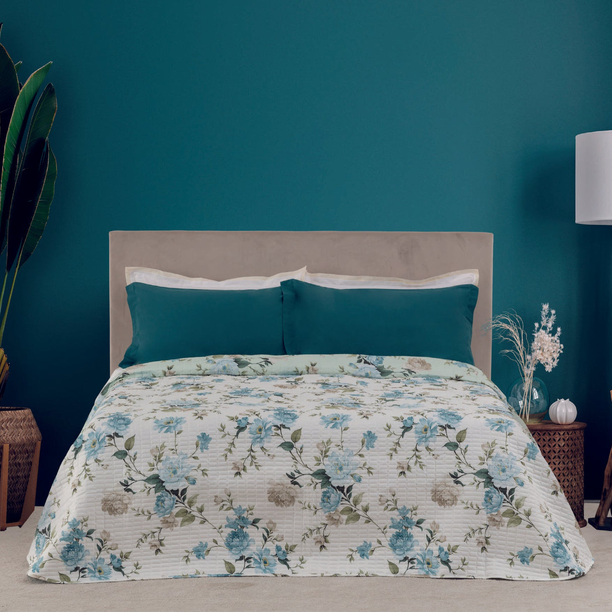 Trapuntino Matrimoniale Double Face EVIE Linea Oro 260x260 cm – Quilt Microfibra Stampata (Copia) (Copia)