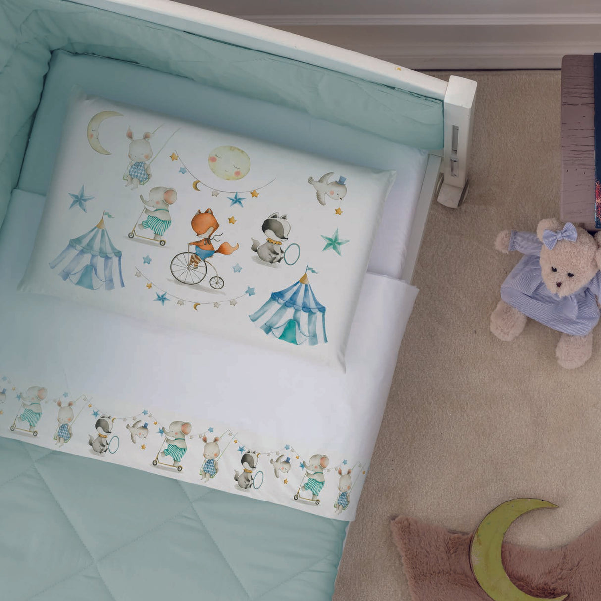 Completo Lettino Baby CIRCUS by Carillo