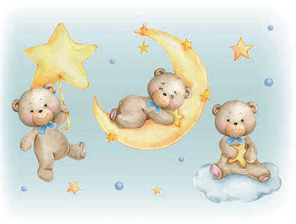 Completo Lettino Baby PELUCHE by Carillo