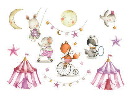 Completo Lettino Baby CIRCUS by Carillo