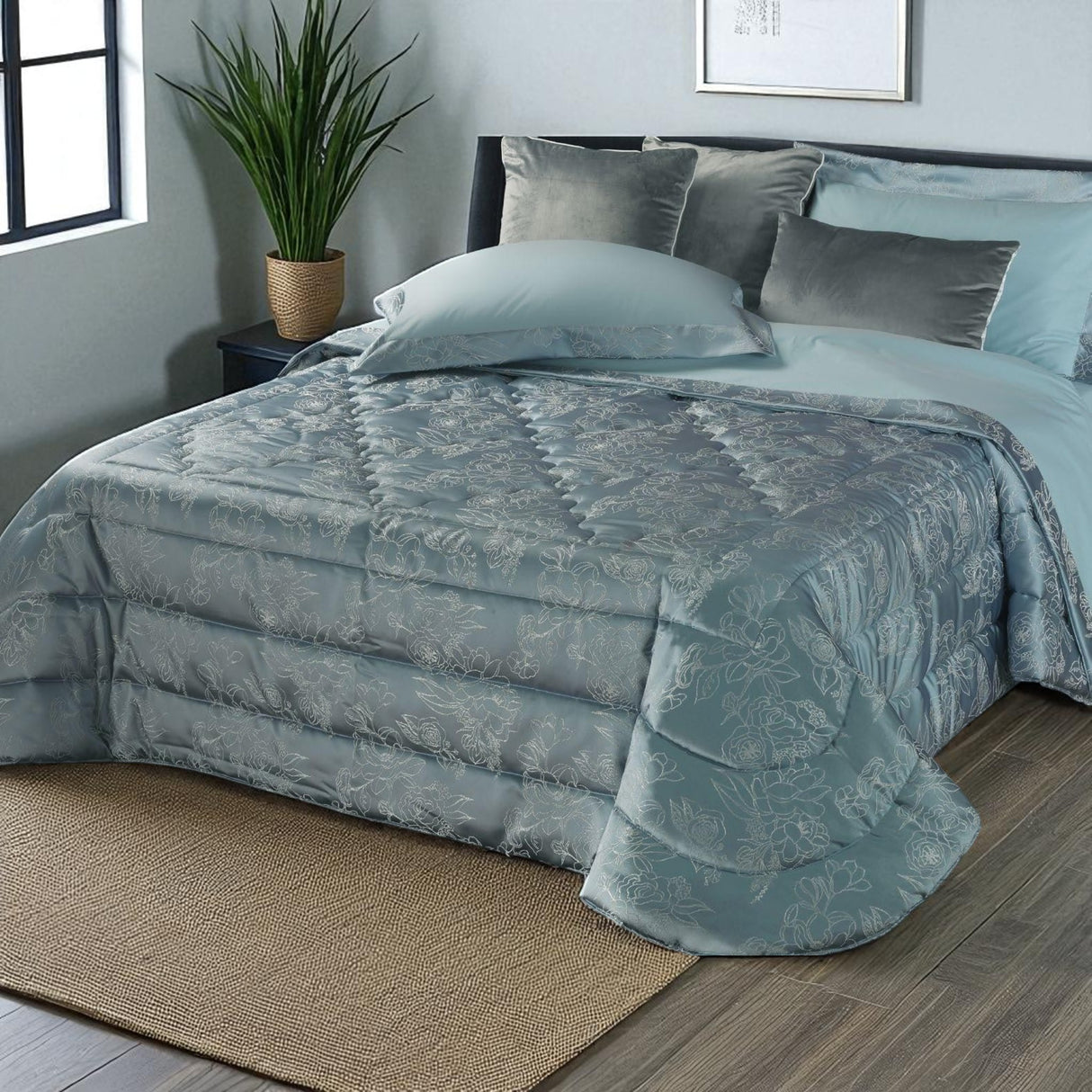 Trapunta Amalfi Matrimoniale – Var. Grigio/Tortora/Tiffany - Mon Amour