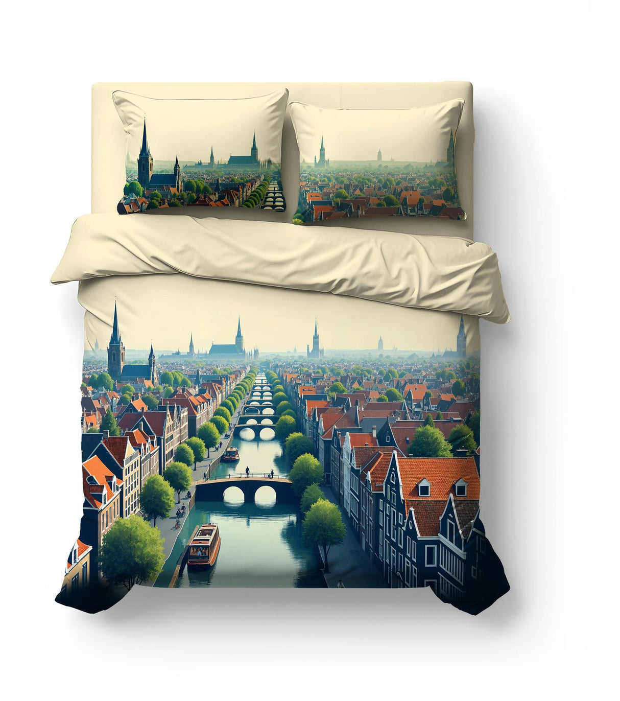 Completo Lenzuola Copriletto AMSTERDAM by Biancaluna