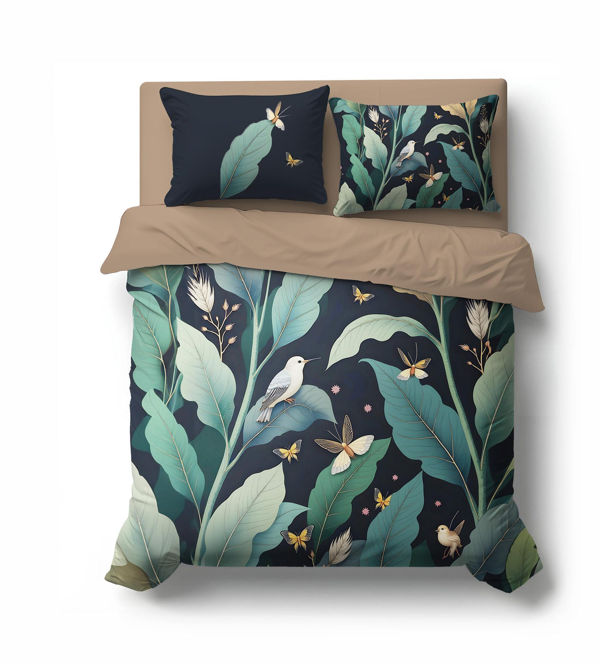 Completo Lenzuola Copriletto COLIBRI by Biancaluna