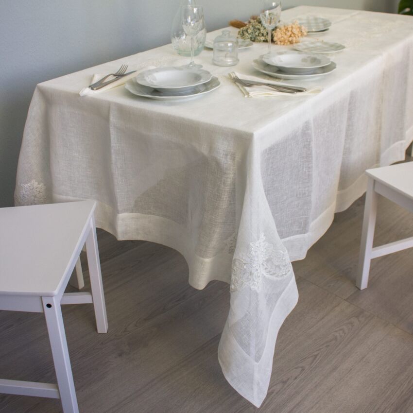 Servizio Da Tavola x12 MARGHERITA OBLIQUO By Niccolai Luxury Home