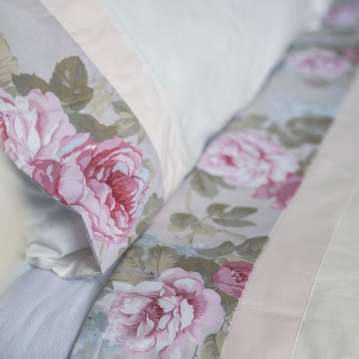 Completo Lenzuola Toscana Rose Matrimoniale – Maestri Cotonieri Home (Cotone 100%)
