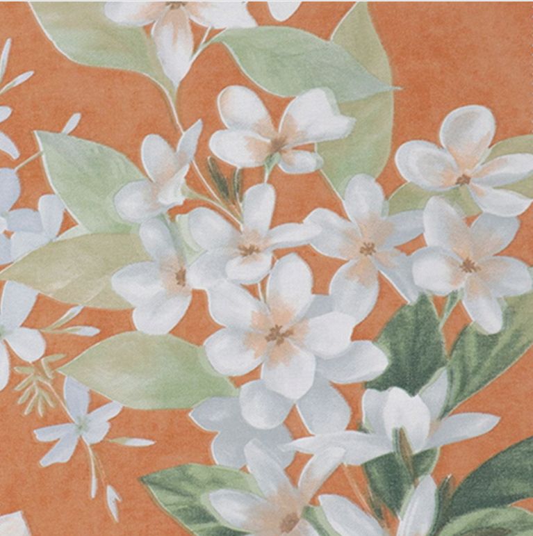 Copriletto HYPNOSE arancio matrimoniale by Gabel